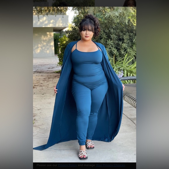 Jumpsuit Duster Set - Picture 8 of 11